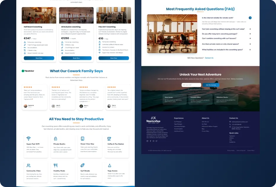 Conversion-Focused Layout
