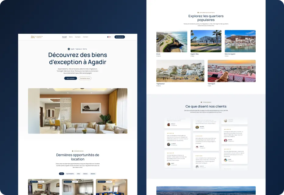 El Majdoub Immobilier — Visual Direction
