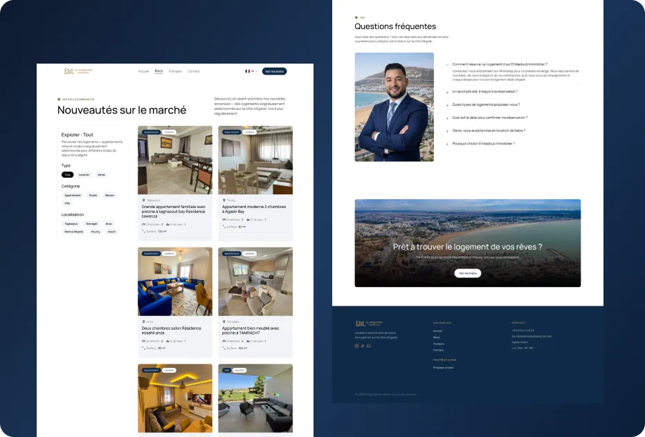 El Majdoub Immobilier — Property Discovery